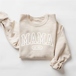 Personalize Mom Gift For Mothers Sweatshirt, Mother's Day Gift, Mama Sweatshirt, Mom Shirt, Mom Life Shirt, Mom Hoodie,