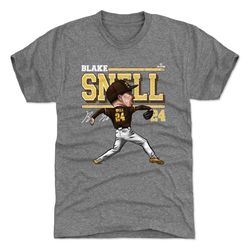 Blake Snell Men's Premium T-Shirt - San Diego Baseball Blake Snell Cartoon WHT