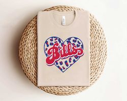 Bills Heart LeopardShirtShirtShirt
