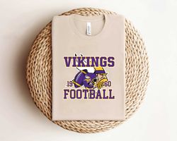 Vintage Vikings Football HelmetShirtShirtShirt