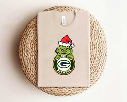 Funny Grinch Green Bay Packers Circle LogoShirt