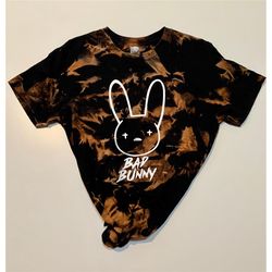 Bad Bunny Shirt | Bad Bunny Bleached Tee | Bad Bunny T-Shirt | Bad Bunny | Bad Bunny Short Sleeve Shirt| Bad Bunny Bleac