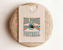 Retro Dolphins Football Helmet Shirt Shirt Shirt
