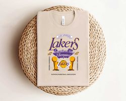 Los Angeles Lakers Seventeen Time Champions Basketball Shirt