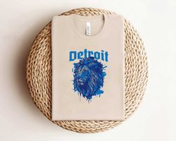 Vintage Detroit Lions Watercolor Shirt Shirt Shirt