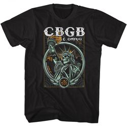 CBGB & OMFUG Home of the Underground Rock and Roll Music Black Shirt