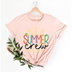Summer Crew Shirt, Summer Friends Crew Shirt, Summer Shirt, Gift For Vacation Crew, Summer Love Shirt, Summer Vacation S