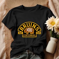 Boston Bruins Hockey Team 100th Season Hockey 2024 Shirt