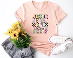 Jesus Is Risen Tell Your Peeps Shirt, Easter Christian Kids Shirt, Jesus Easter Shirt, He is Risen Shirt, Religious East
