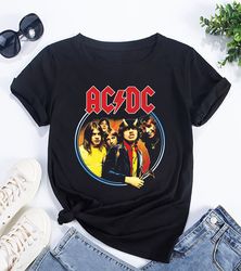 ACDC Band 90s Vintage Shirt, ACDC Band Shirt, Rock Band ACDC Pwr Up 2024 World Tour Shirt, Acdc Fan Gift Shirt, Acdc Ban