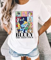 Blue Dog Eras Tour Shirt, Midnights Blue Dog Friends Shirt, Blue The Eras Tour tshirt, Blue Family Shirt, Blue Dog Kids