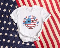 Party in The USA Shirt, Retro 4th of July Shirt, Usa Patriotic Tee, Patriotic Shirt, USA Shirt, USA Flag Shirt, Independ