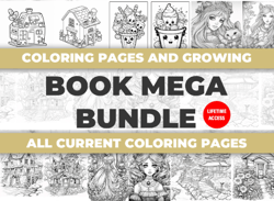 Coloring Pages Whole Shop Bundle Adults Coloring Book Bundle Grayscale Coloring Books 1200 PagesBlack Friday