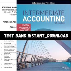Solution Manual and Instructor Resource for Intermediate Accounting, 18th Edition, by Donald PDF | Instant Download