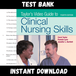 All Chapters fundamentals of Nursing 9th Edition by Taylor Lynn Test bank