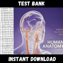 All Chapters Human Anatomy 9th Edition Martini Tallitsch Nath Test bank