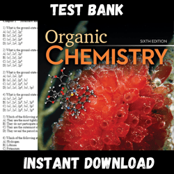 All Chapters Organic Chemistry 6th Edition Smith Test bank