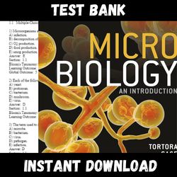 All Chapters Microbiology An Introduction, 14th edition Gerard J. Tortora Test bank