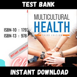 All Chapters Multicultural Health 3rd Edition Ritter Test bank