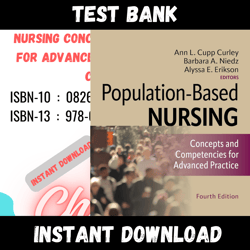 All Chapters Population-Based Nursing Concepts and Competencies for Advanced Practice 4th Edition Curley Niedz Test bank