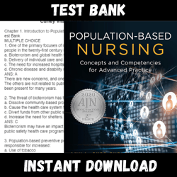 All Chapters Population-Based Nursing: Concepts and Competencies for Advanced Practice 3rd Edition Curley Test bank