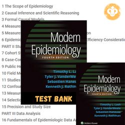 Latest 2024 Test bank Modern Epidemiology 4th Edition Lash Instant Download