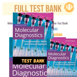 Latest 2024 Test bank Molecular Diagnostics Fundamentals Methods and Clinical Applications 3rd Edition Instant Download