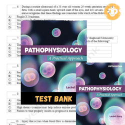 Latest 2024 Test bank Pathophysiology A Practical Approach 5th Edition Story Instant Download