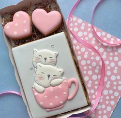 Kitten cookie cutters Cute Cat cookie cutters Custom stamp for cake topper sugar cookies polimer clay cookie stamp