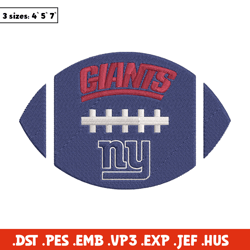 New York Giants embroidery design, New York Giants embroidery, NFL embroidery, sport embroidery, embroidery design