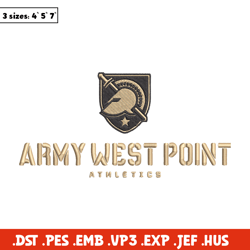 Army Black Knights Logo embroidery design, NCAA embroidery, Sport embroidery,Logo sport embroidery,Embroidery design