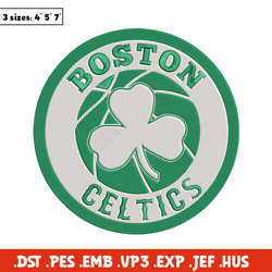 Boston Celtics logo embroidery design,NBA embroidery, Sport embroidery, Logo sport embroidery, Embroidery design