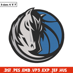 Dallas Mavericks logo embroidery design, NBA embroidery, Sport embroidery,Embroidery design, Logo sport embroidery.