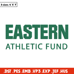 Eastern Michigan logo embroidery design, NCAA embroidery, Embroidery design, Logo sport embroidery, Sport embroidery.