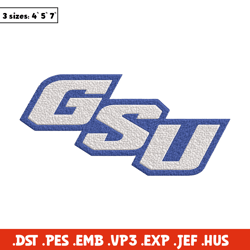 Georgia State logo embroidery design, NCAA embroidery, Sport embroidery, logo sport embroidery, Embroidery design