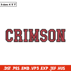 Harvard Crimson logo embroidery design,NCAA embroidery,Sport embroidery,logo sport embroidery,Embroidery design