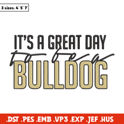 It's a Bulldog Thing  embroidery design, Bulldog embroidery, Sport embroidery,Logo sport embroidery,Embroidery design