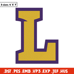 Lipscomb Bisons logo embroidery design, NCAA embroidery, Embroidery design,Logo sport embroidery,Sport embroidery