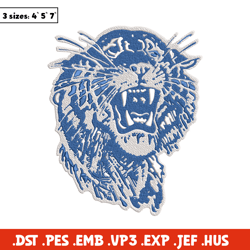 Memphis Tigers logo embroidery design, Logo embroidery, Sport embroidery, logo sport embroidery, Embroidery design