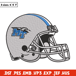 Middle Tennessee helmet embroidery design,NCAA embroidery,Sport embroidery, logo sport embroidery,Embroidery design