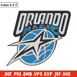 Orlando Magic design embroidery design, NBA embroidery, Sport embroidery,Embroidery design, Logo sport embroidery
