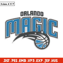 Orlando Magic logo embroidery design, NBA embroidery, Sport embroidery,Embroidery design ,Logo sport embroidery