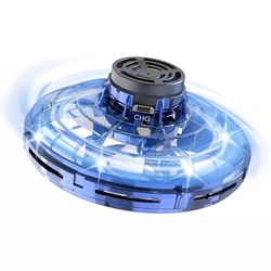 Flying Fidget Spinner Drone Ball, Stress Relief UFO Toy with LED Lights