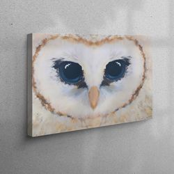 3d canvas, canvas art, canvas print, owl painting, abstract canvas canvas, modern owl canvas art, owl lover gift 3d canv