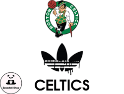 Boston Celtics PNG, Adidas NBA PNG, Basketball Team PNG,  NBA Teams PNG ,  NBA Logo Design 02