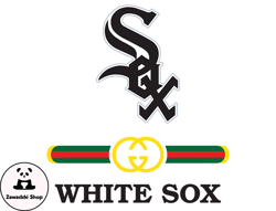 Chicago White Sox PNG, Gucci MLB PNG, Baseball Team PNG,  MLB Teams PNG ,  MLB Logo Design 01