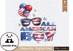 All American Boy Png , 4th of July Png,