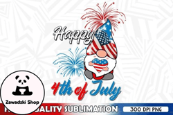 Happy 4th of July Gnome Fireworks