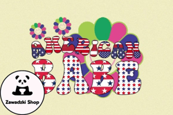 American Babe 4th of July Sublimation