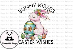 Bunny Kisses Easter Wishes SublimationDesign 42